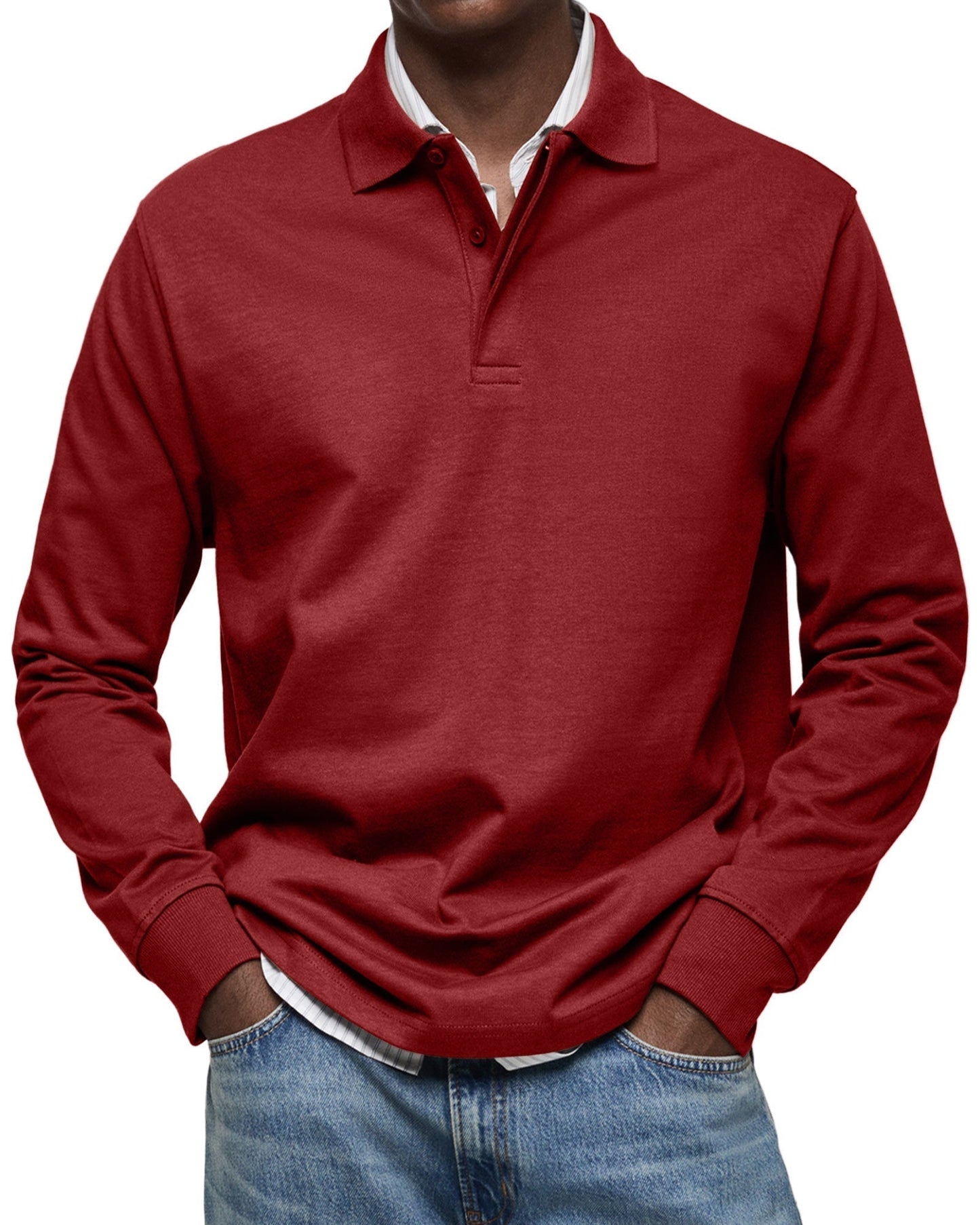PETER | LYX POLO MED LÅNGA ÄRMAR