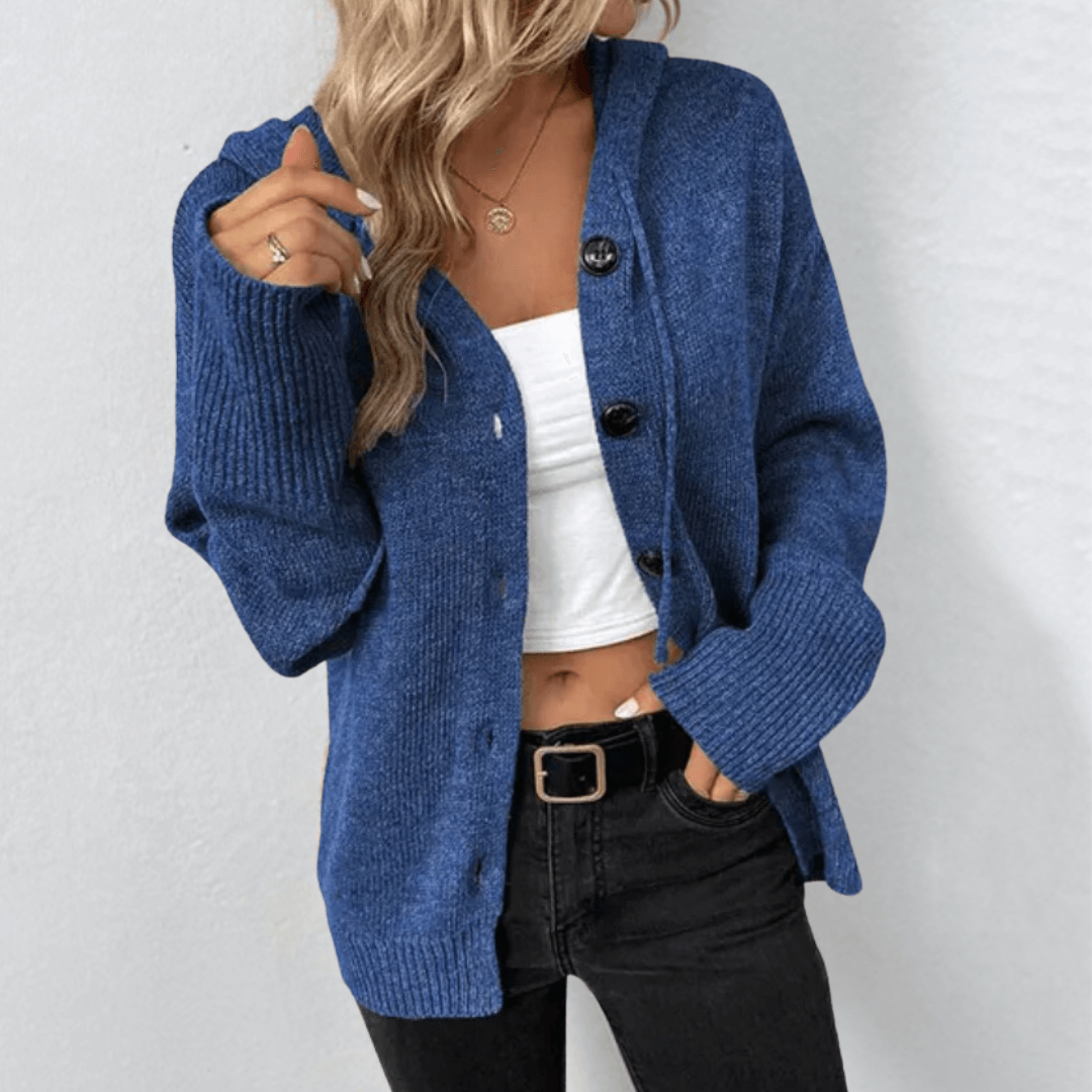 Julie | Dam Stickad Varm Väst