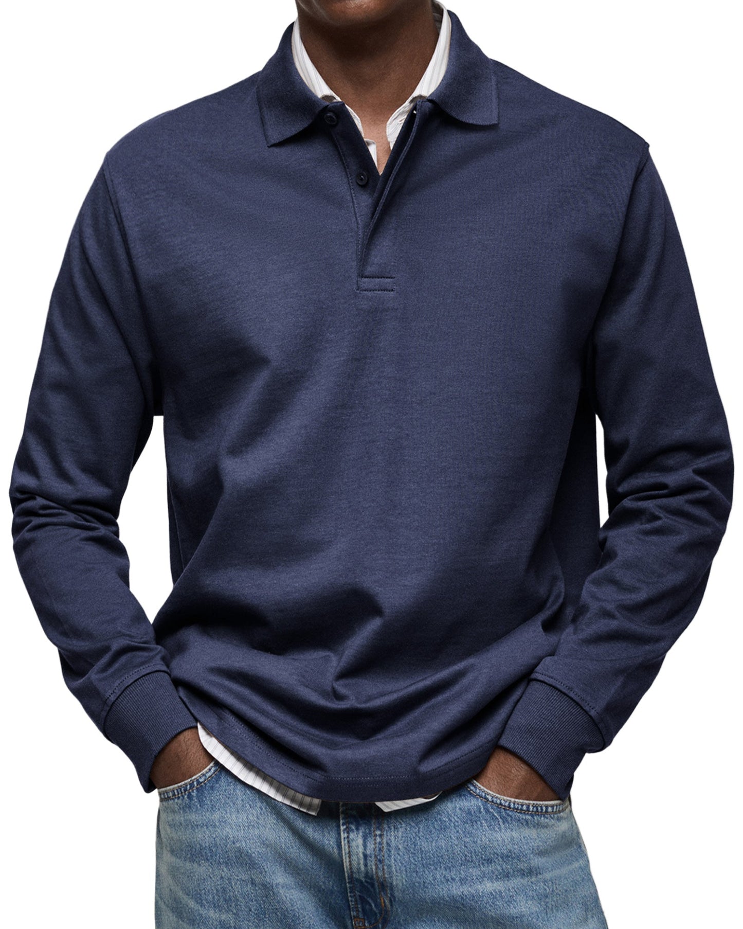 PETER | LYX POLO MED LÅNGA ÄRMAR