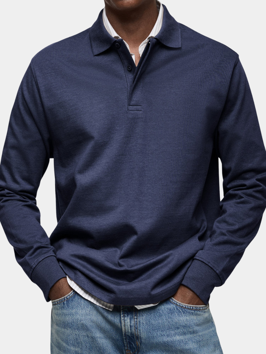 PETER | LYX POLO MED LÅNGA ÄRMAR