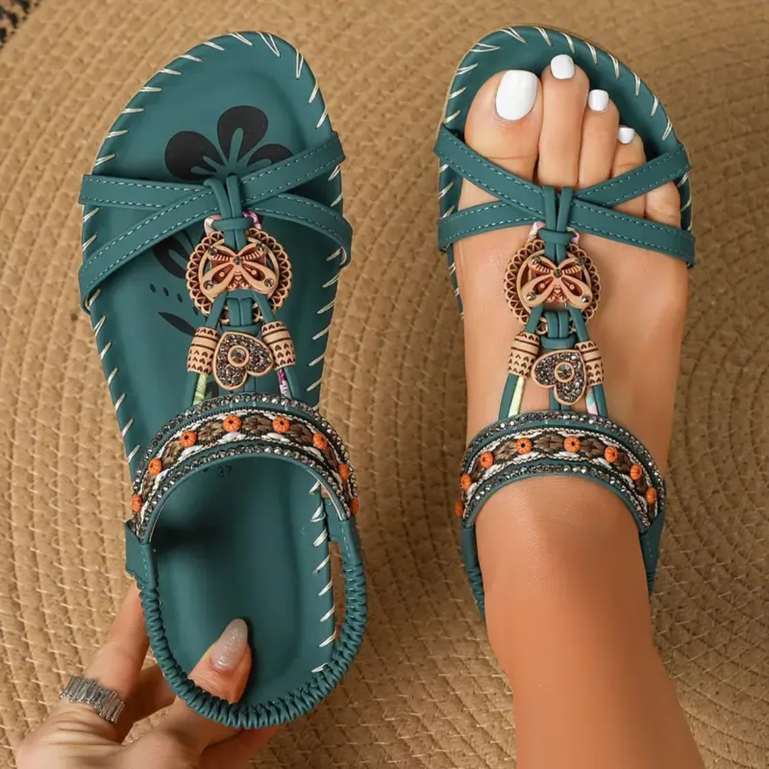 Claudia™ | Ortopediska sandaler i Ibiza-stil