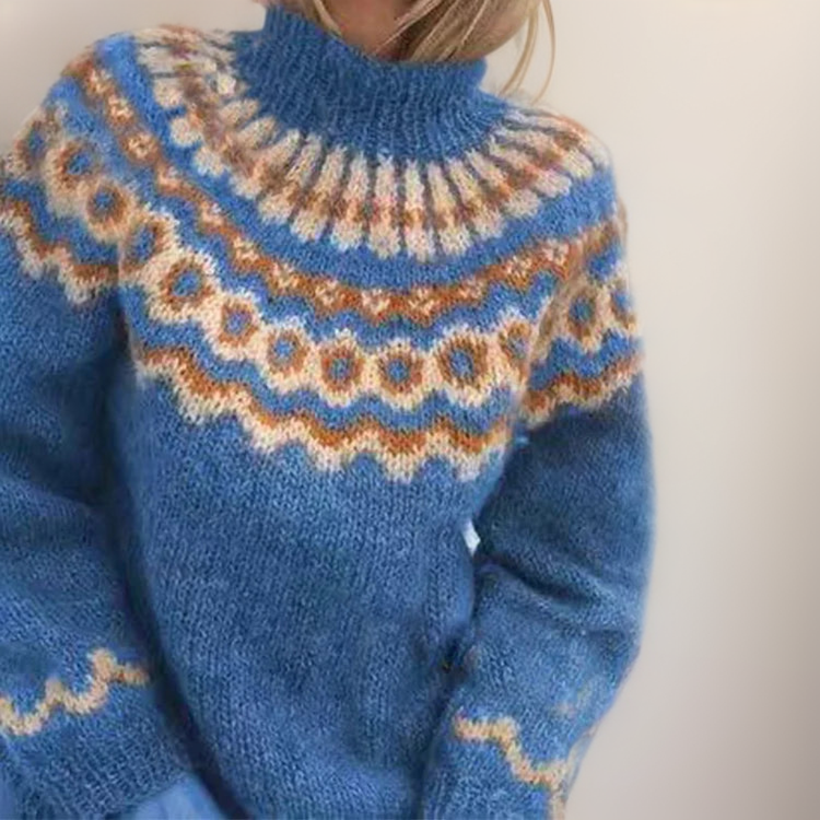 Bekväm Turtleneck i Premium Bomullsmix för Kalla Dagar