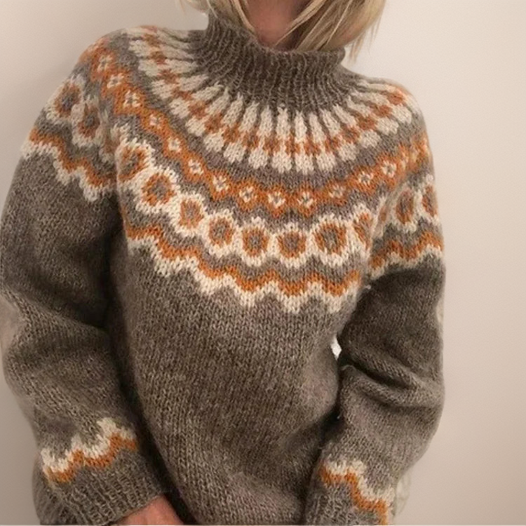 Bekväm Turtleneck i Premium Bomullsmix för Kalla Dagar