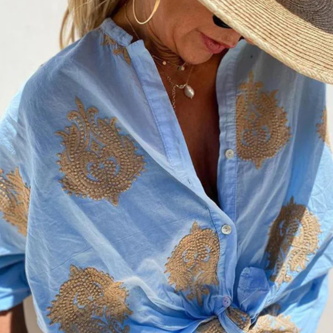 Maja™ | Chic och lätt blus för soliga dagar