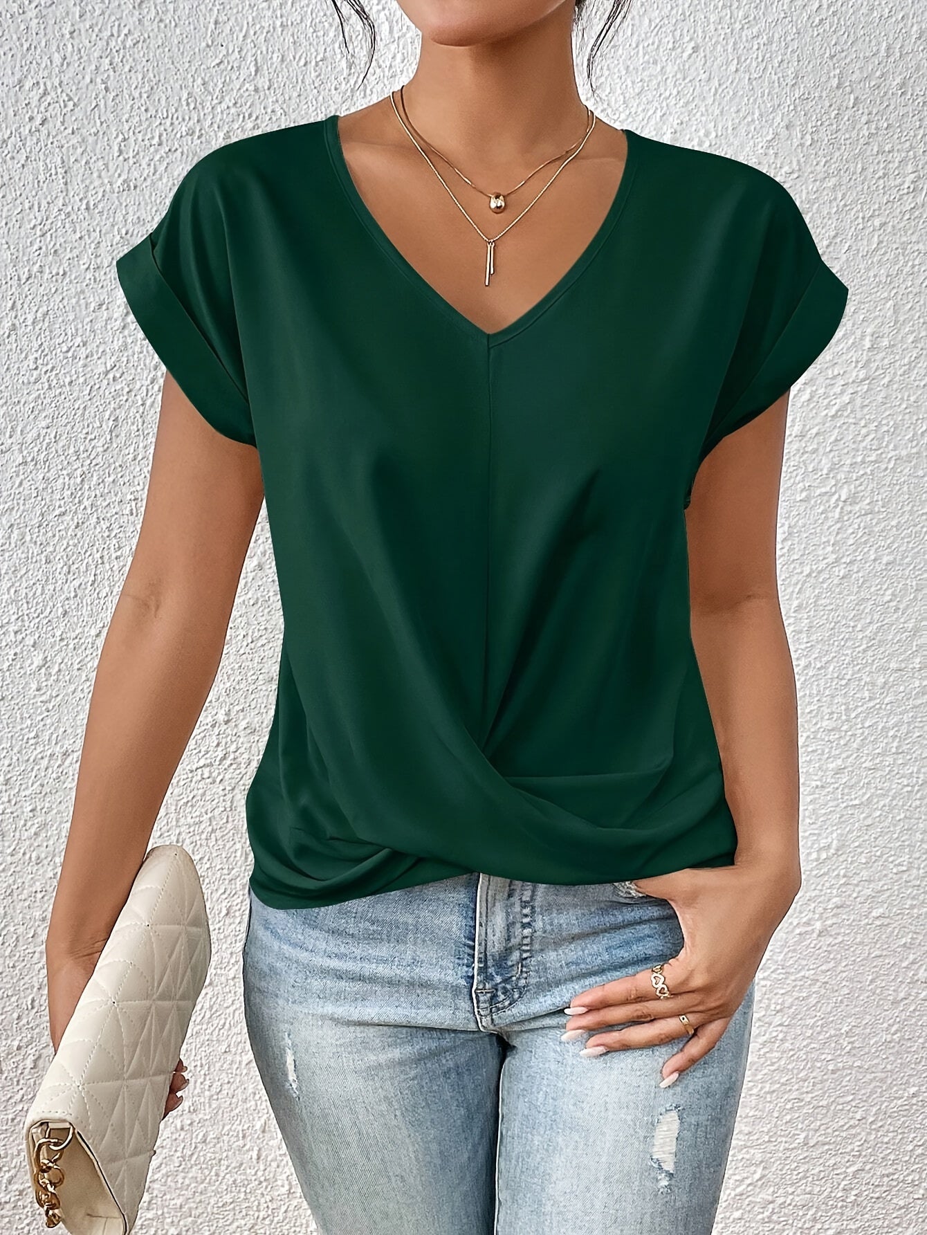 Miranda™ | Casual T-shirt med Sweetheart-ringning (1+1 Gratis)