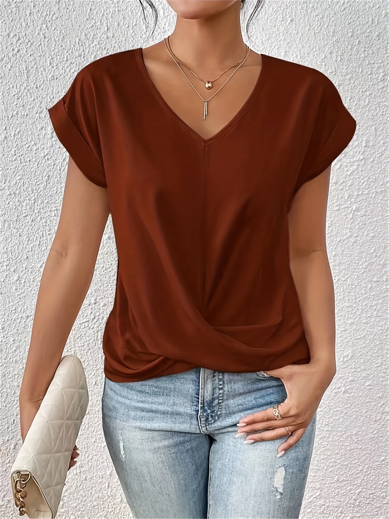 Miranda™ | Casual T-shirt med Sweetheart-ringning (1+1 Gratis)