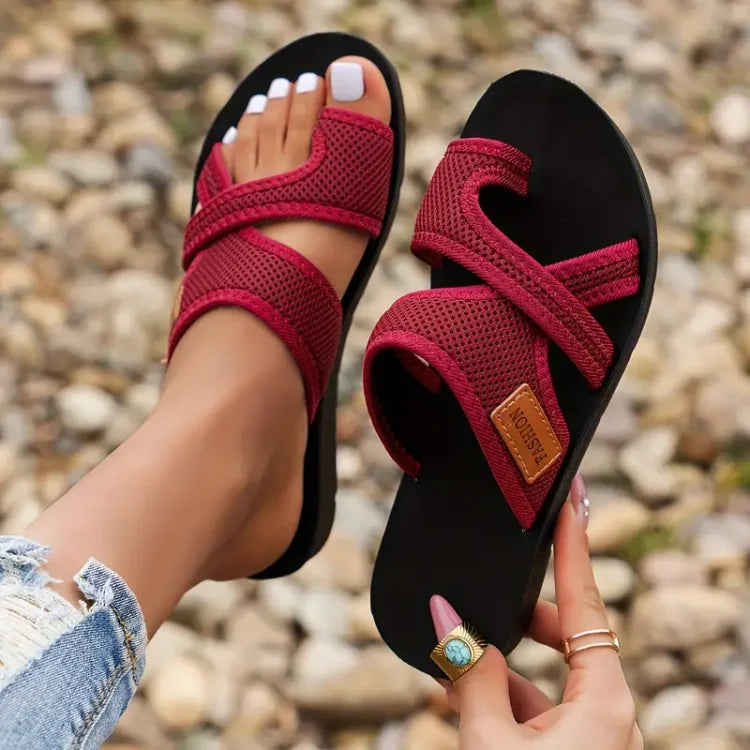 Sofie™ – Halkfria sandaler i perforerat nät