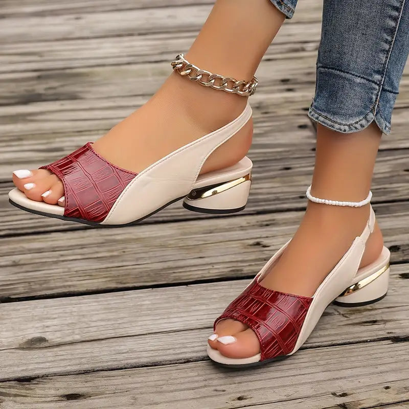 Vera™ | Lyxiga Läder Sandaler