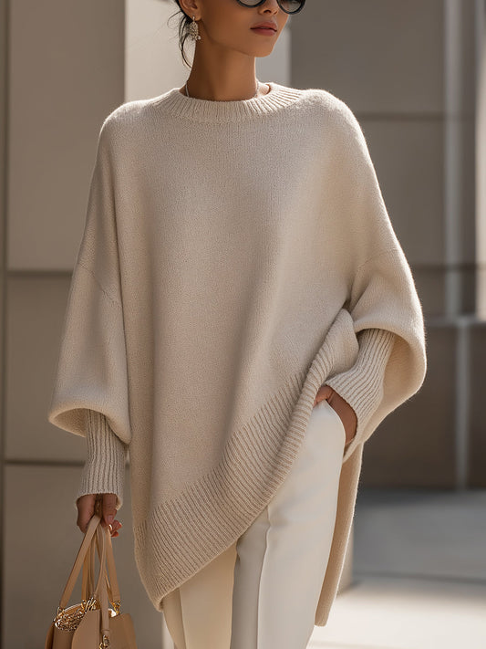 Anneta | Oversized poncho tröja