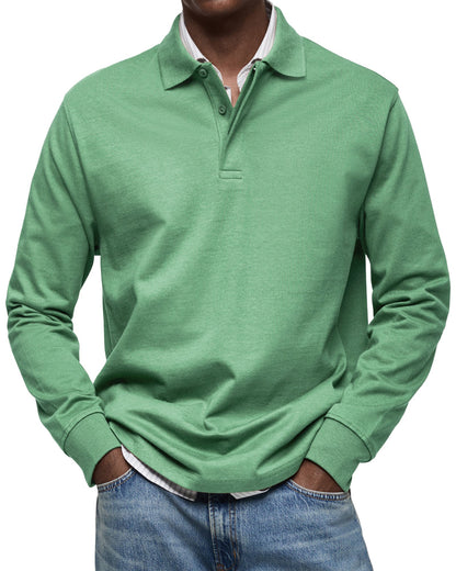 PETER | LYX POLO MED LÅNGA ÄRMAR