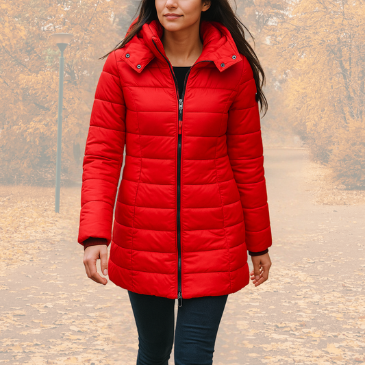 Eva | Stilig parka med varmt foder