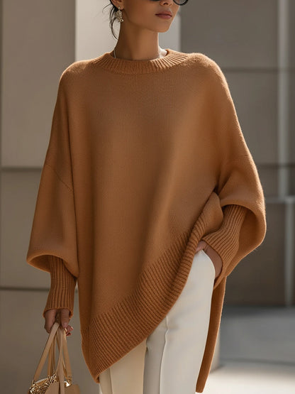 Anneta | Oversized poncho tröja