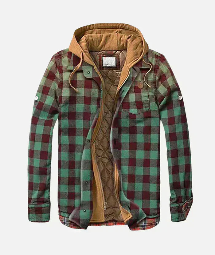 Edvin | Patchwork rutig jacka