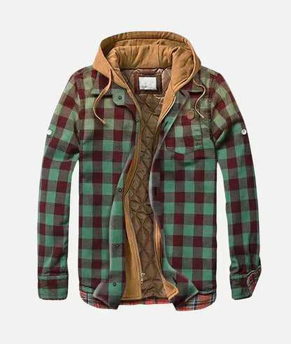 Edvin | Patchwork rutig jacka