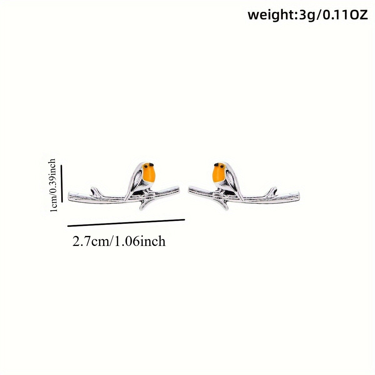 Vogel Cartoon Örhängen