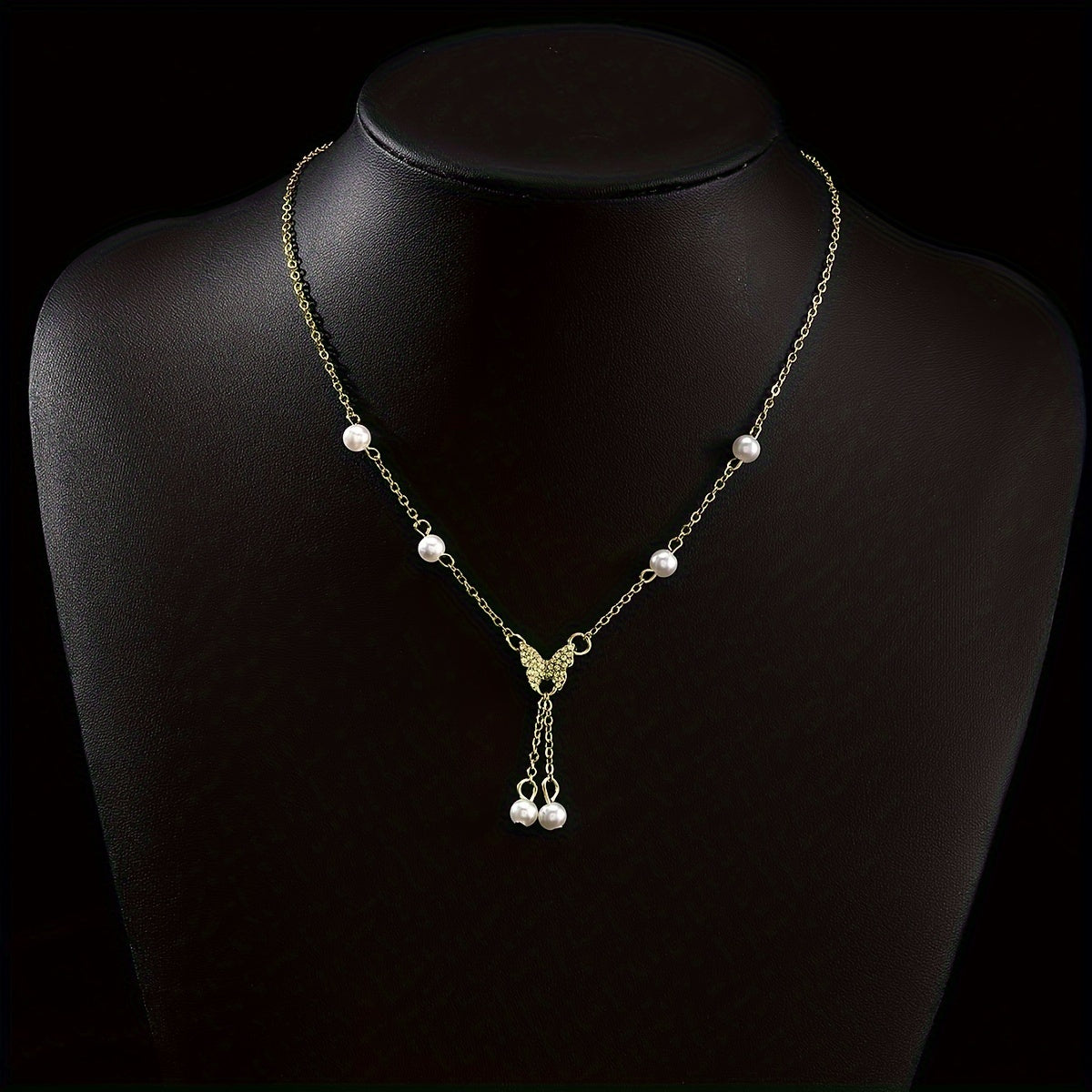 Nivala® | Handgjort Fjärilshalsband med Pärldetaljer