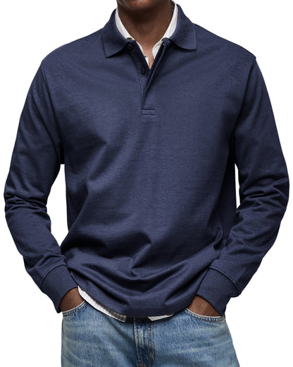 PETER | LYX POLO MED LÅNGA ÄRMAR