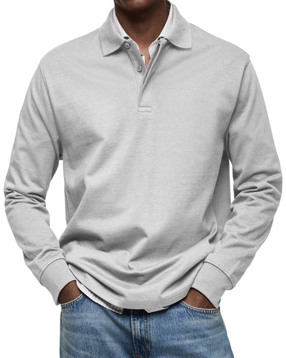 PETER | LYX POLO MED LÅNGA ÄRMAR
