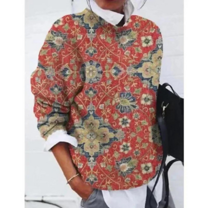 Wilma | Dam Casual Blommig Tröja