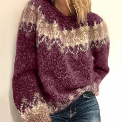 Mohairtröja med Ribbade Kanter – Mjuk och Elegant, Finns i Flera Färger och Storlekar S-3XL