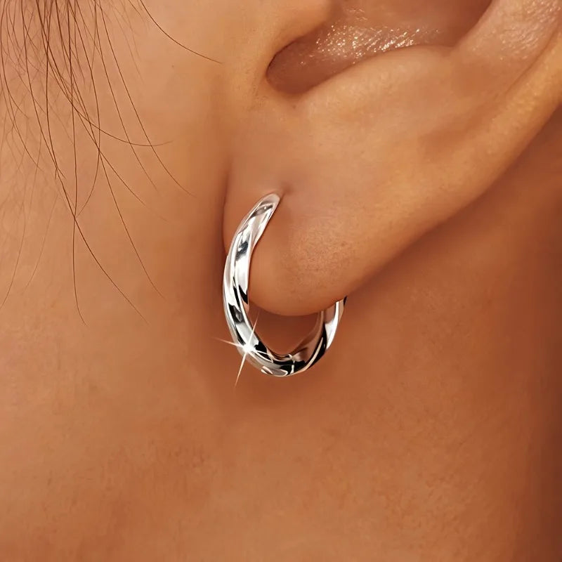 Geometriska Minimalistiska Örhängen