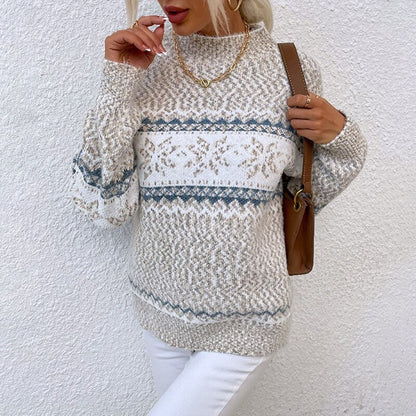 Vintage Fleecetröja med Halvlängdskrage – Mjuk och Värmande i Polar-Fleece