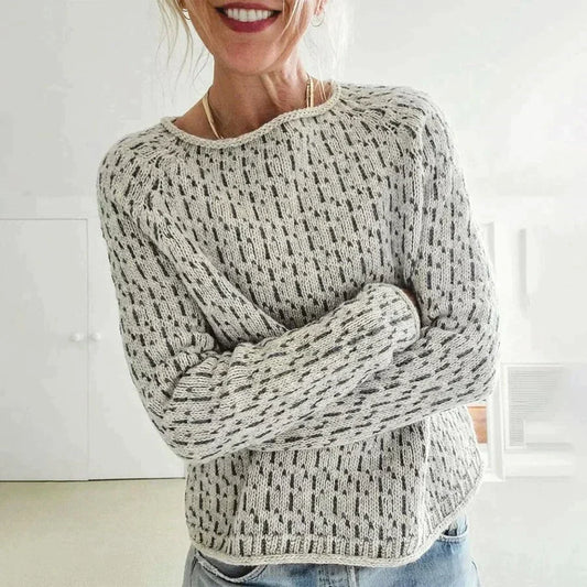 Aleana | Elegant Grå Tröja för Damer